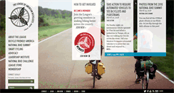 Desktop Screenshot of bikeleague.org